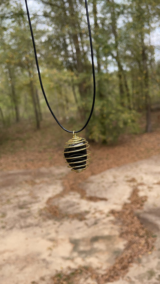 Jet Crystal Necklace
