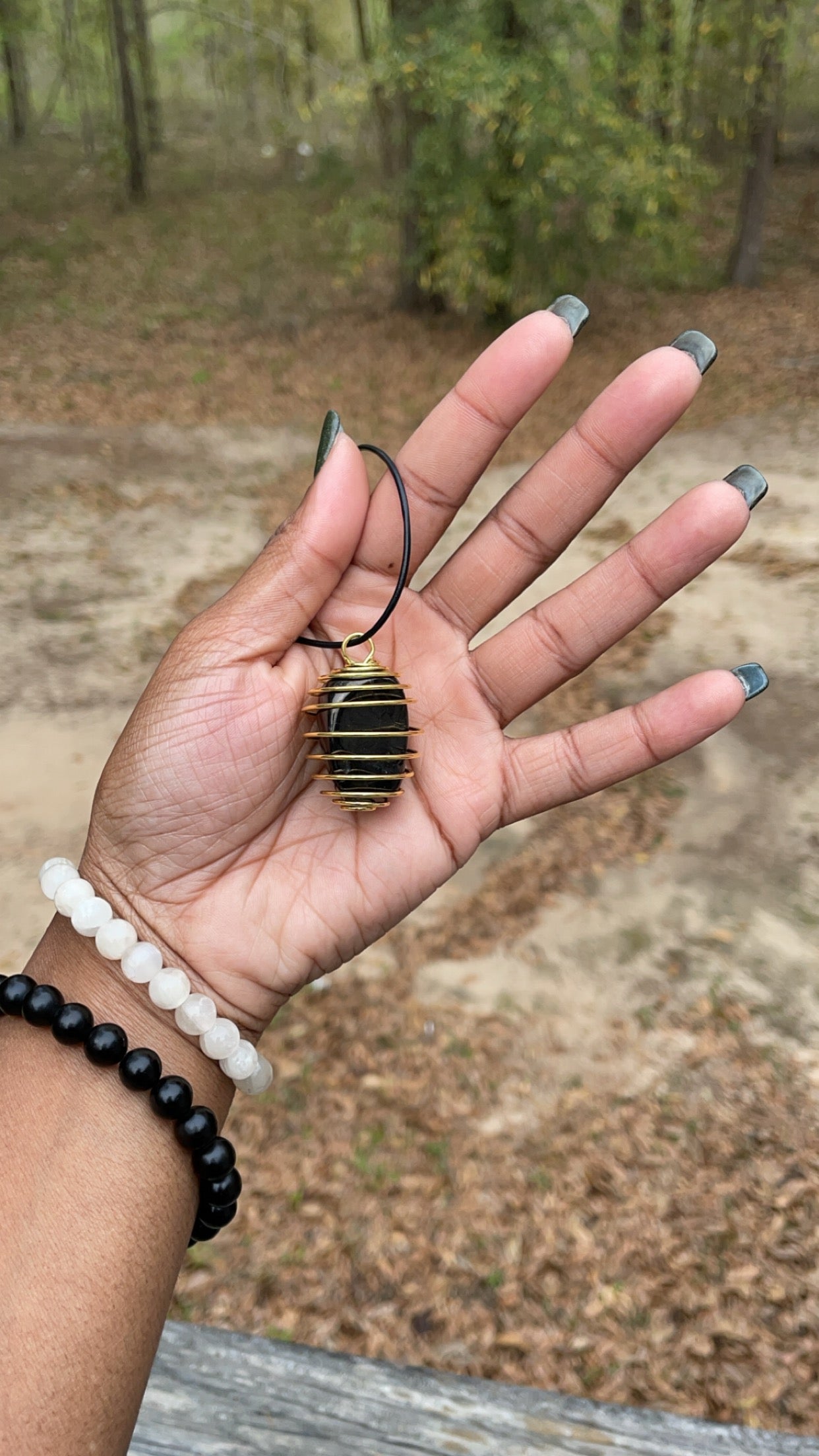 Jet Crystal Necklace