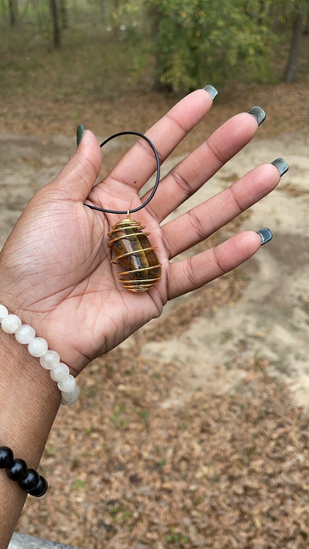 Tiger’s Eye Crystal Necklace