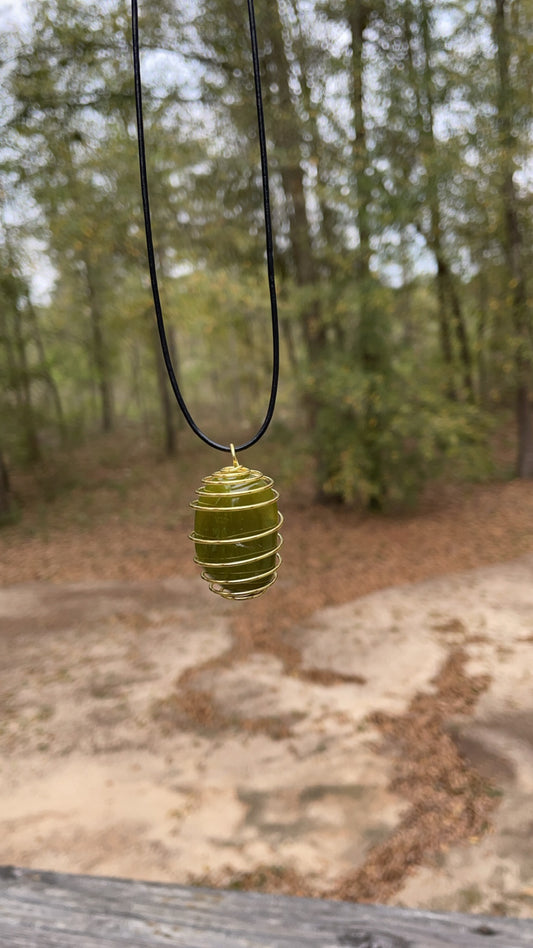 Jade Crystal Necklace